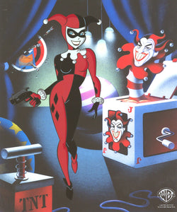 Classic Harley - Limited Edition Hand-Painted Cel featuring Batman