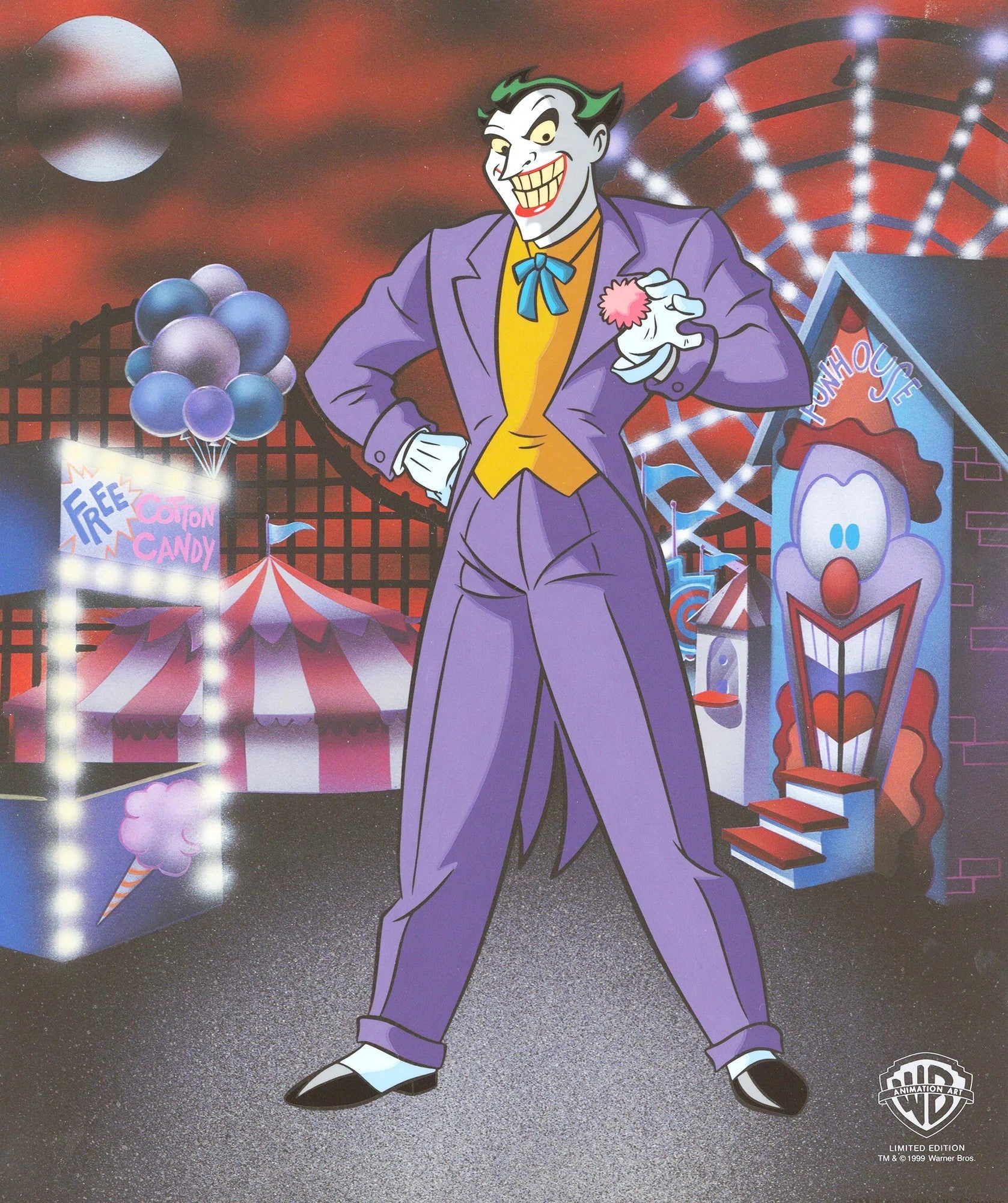 Classic Joker - Limited Edition Hand-Painted Cel featuring Batman