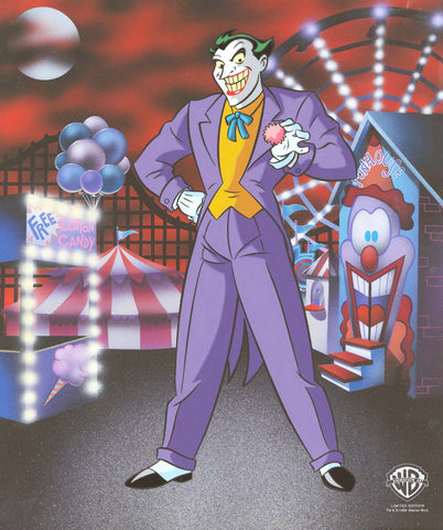 Classic Joker - Limited Edition Hand-Painted Cel featuring Batman