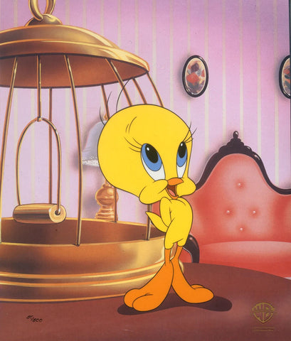 Classic Tweety - By Warner Bros. Studio - Limited Edition Hand-Painted Cel