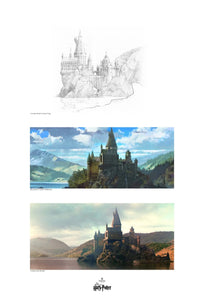 Creating Hogwarts and the Black Lake- By Stuart Craig -  Giclée on Paper