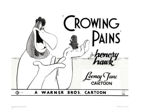 Crowing Pains #2 With Foghorn - By Warner Bros. Studio - Collectible Giclée on Paper