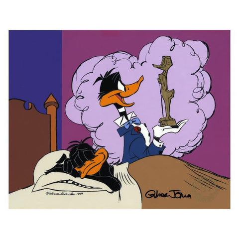 Daffy Ducks Impossible Dream - Limited Edition Hand Painted Animation Cel Signed by Chuck Jones