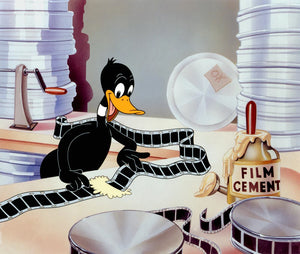 Daffy Film Editor - By Warner Bros. Studio - Giclée on Paper
