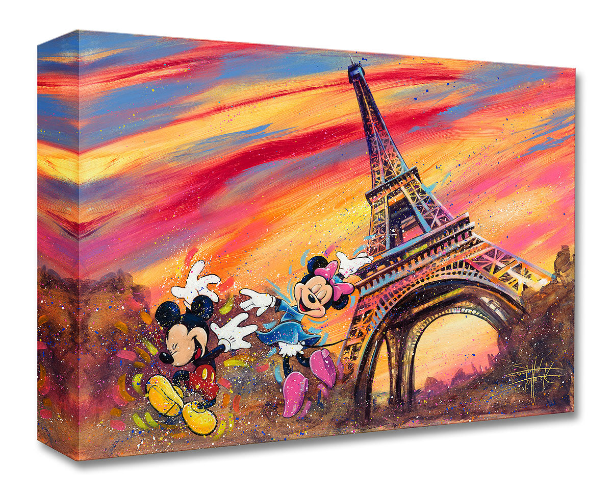 Dancing Across Paris by Stephen Fishwick featuring Mickey and Minnie Mouse
