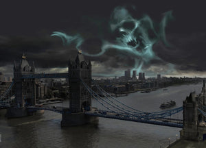 Dark Mark Over London- By Stuart Craig - Giclée on Canvas