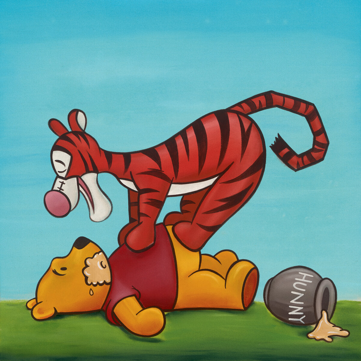 Don't Cry Over Spilt Hunny -HC Edition- by Trevor Carlton and Stephen Reis inspired by Winnie the Pooh