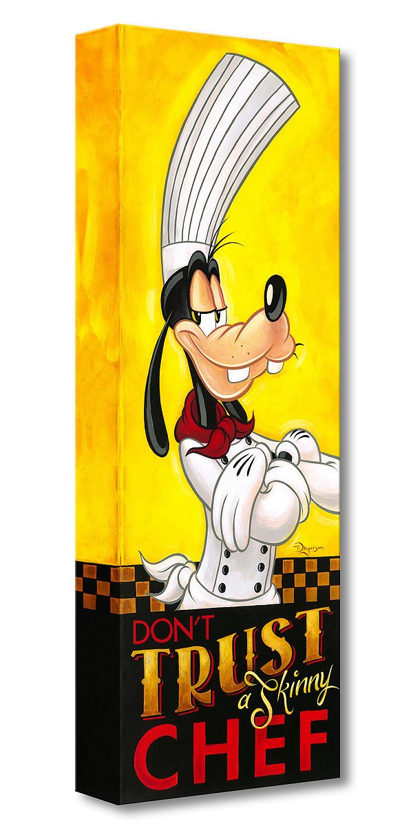 Don't Trust A Skinny Chef Goofy by Tim Rogerson