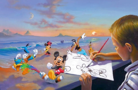 Dream Maker by Jim Warren with Mickey Mouse and friends