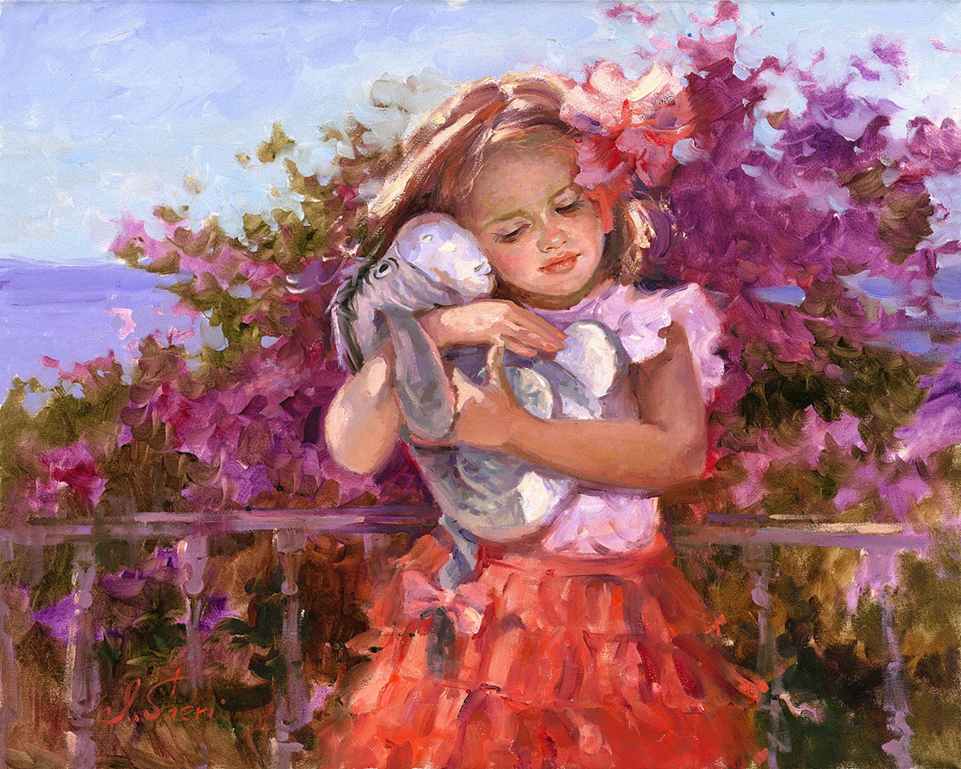 Eeyore's Sunny Day by Irene Sheri inspired by Winnie The Pooh