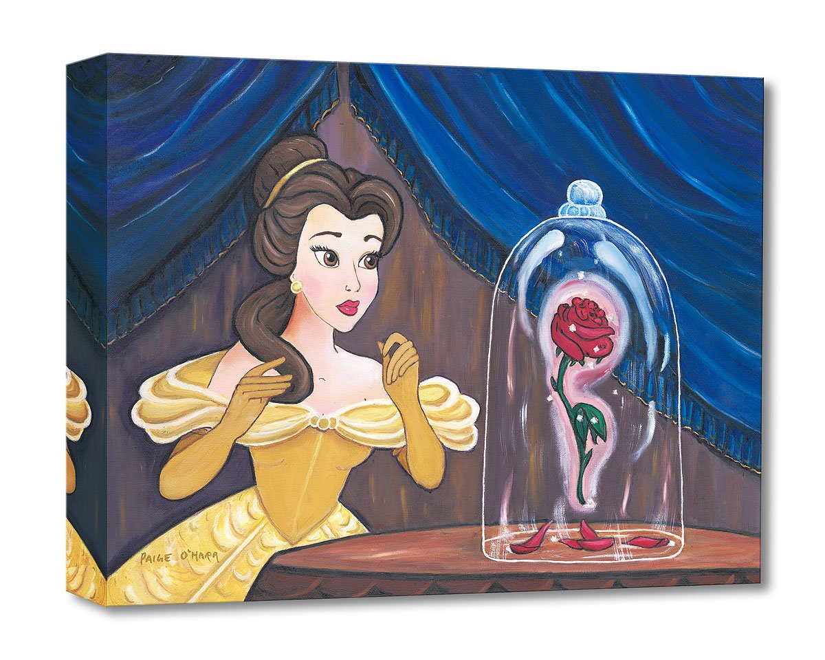 Enchanted Rose by Paige O'Hara with Belle from Beauty and the Beast
