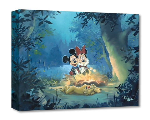 Family Camp Out by Rob Kaz with Mickey Mouse, Minnie Mouse and Pluto