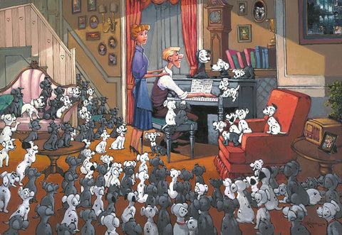 Family Gathering by Rodel Gonzalez inspired by 101 Dalmatians