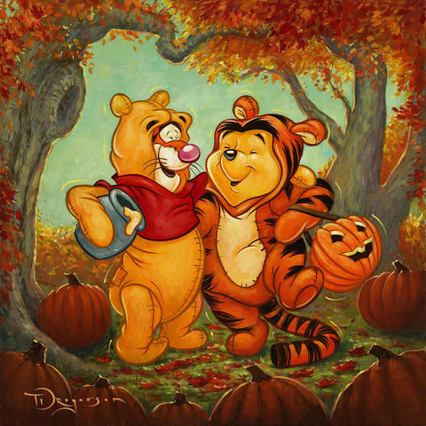 Friendship Masquerade by Tim Rogerson featuring Winnie the Pooh and Tigger
