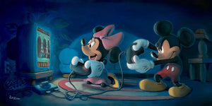 Game Night by Rob Kaz featuring Mickey Mouse and Minnie Mouse