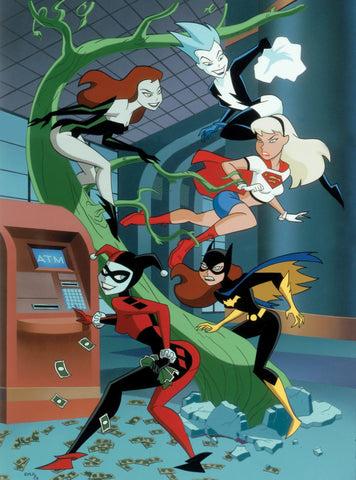 Girl's Finest - Limited Edition Hand-Painted Cel Inspired by Batman