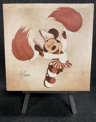 Go Team by Mike Kupka Canvas + Easel Featuring Minnie Mouse