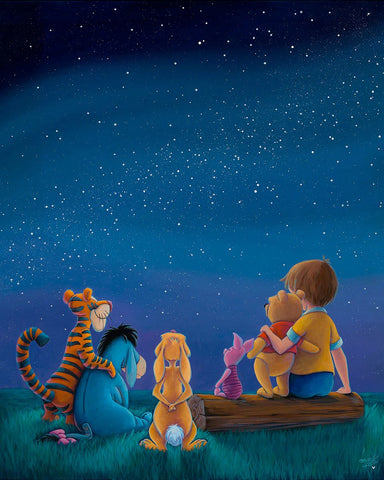 Good Friends Are Like Stars by Denyse Klette featuring Winnie The Pooh