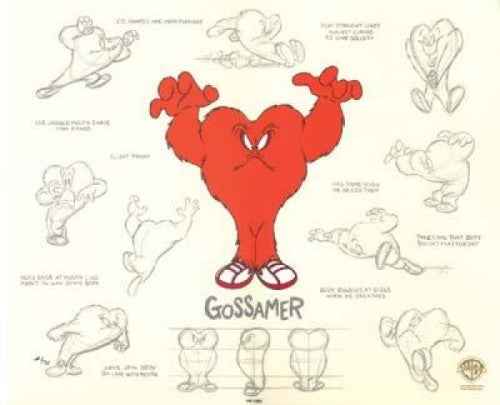 Gossamer Model Sheet - By Warner Bros. Studio - Limited Edition Hand-Painted Cel