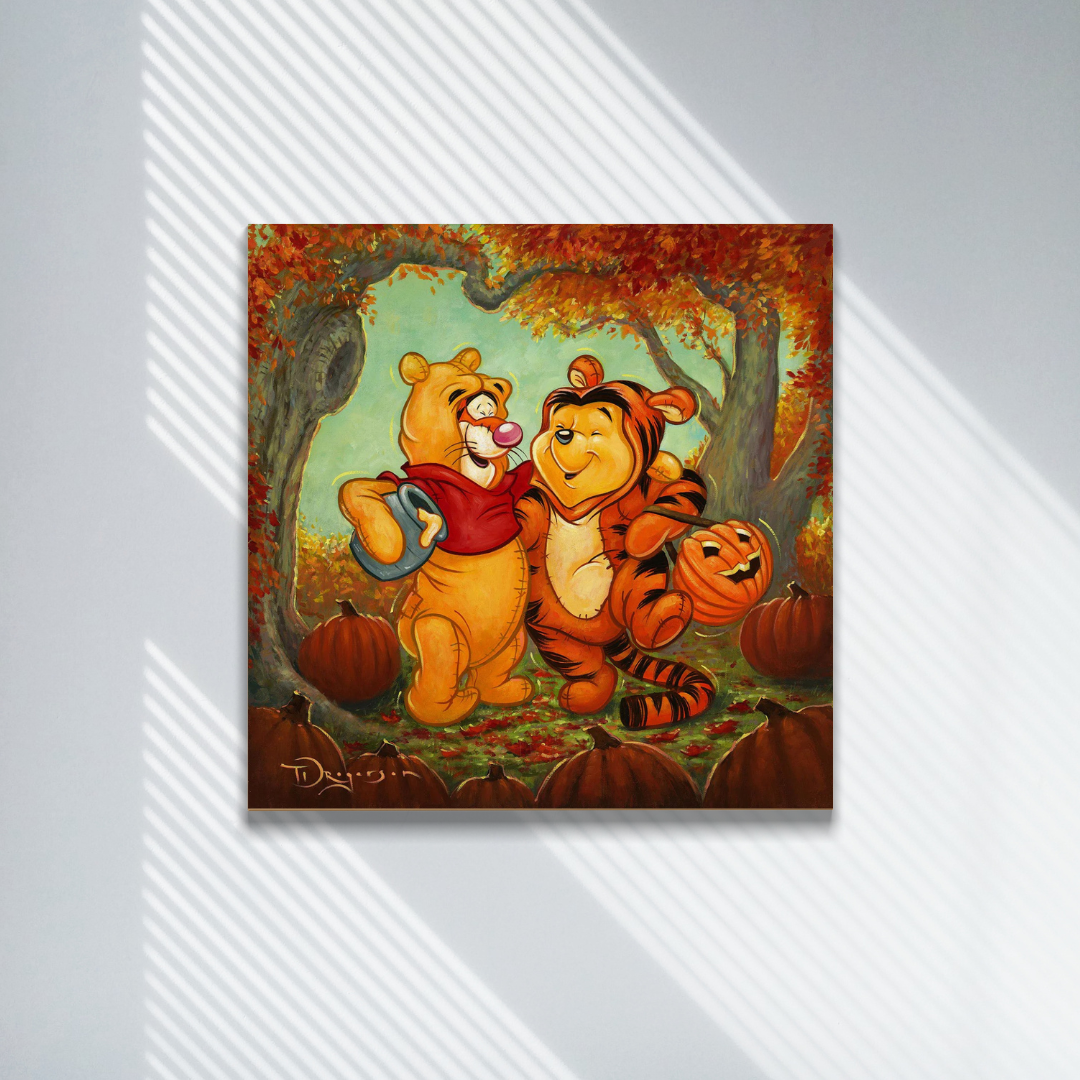 Friendship Masquerade by Tim Rogerson featuring Winnie the Pooh and Tigger