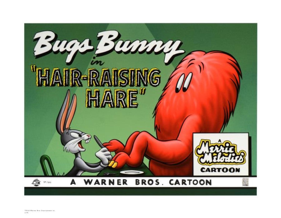 Hair-Raising Hare - By Warner Bros. Studio - Collectible Giclée on Paper