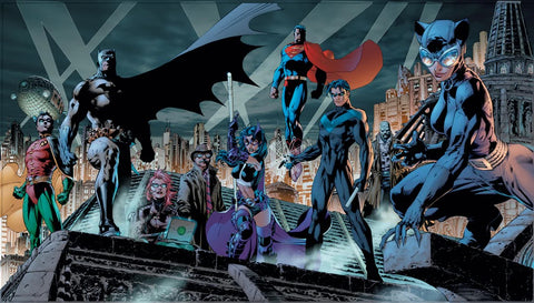 Heroes - By Jim Lee - Giclée on Fine Art Paper inspired by The Justice League