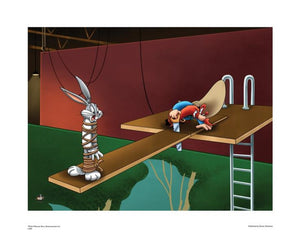 High Diving Hare - By Warner Bros. Studio - Collectible Giclée on Paper