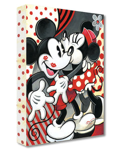 Hugs and Kisses Mickey Mouse and Minnie Mouse by Tim Rogerson