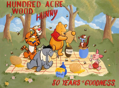 Hundred Acre Wood AP- Artist Proof by Tricia Buchanan-Benson inspired by Winnie The Pooh