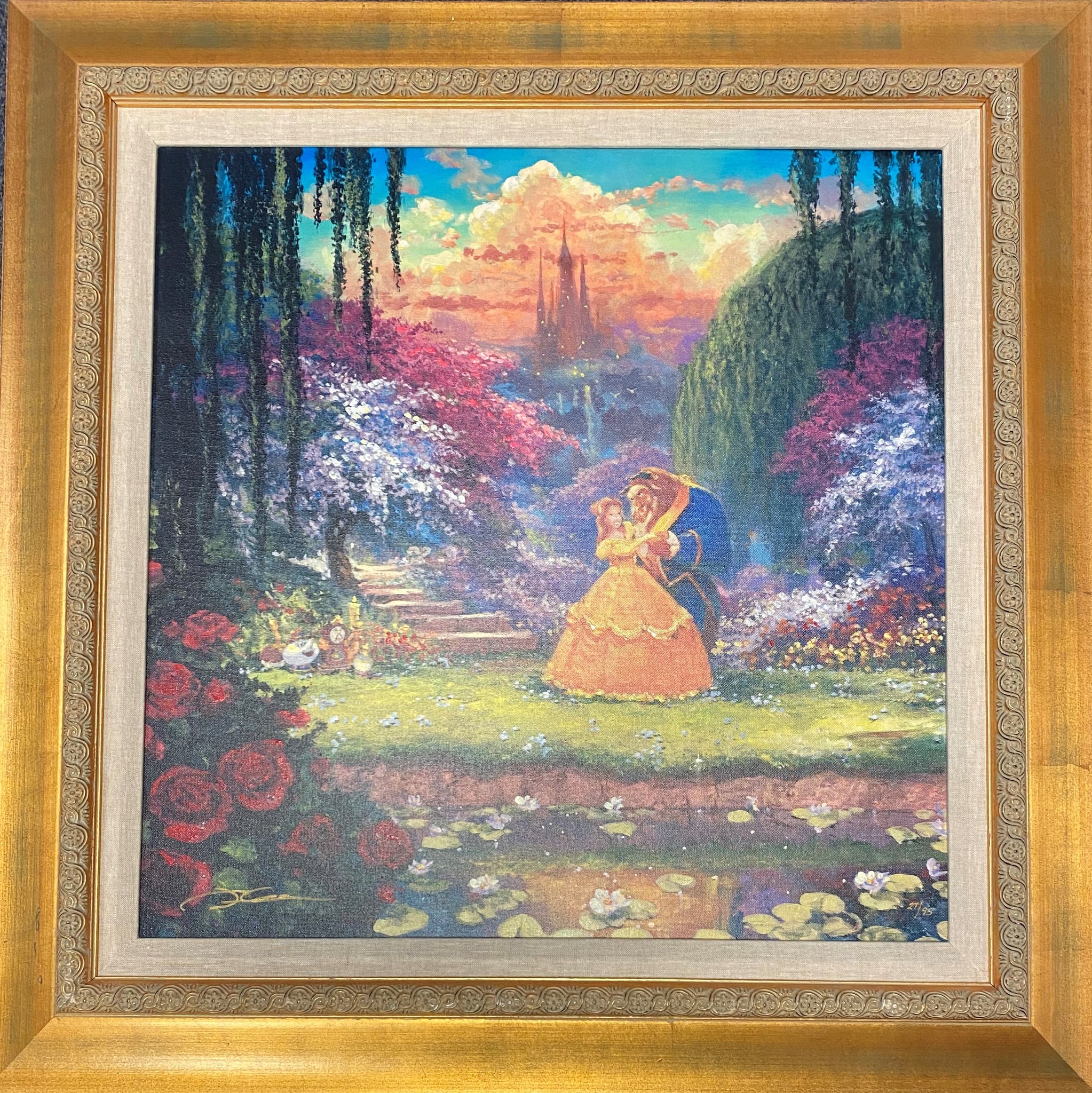 Garden Waltz Framed by James Coleman Inspired by Beauty and The Beast