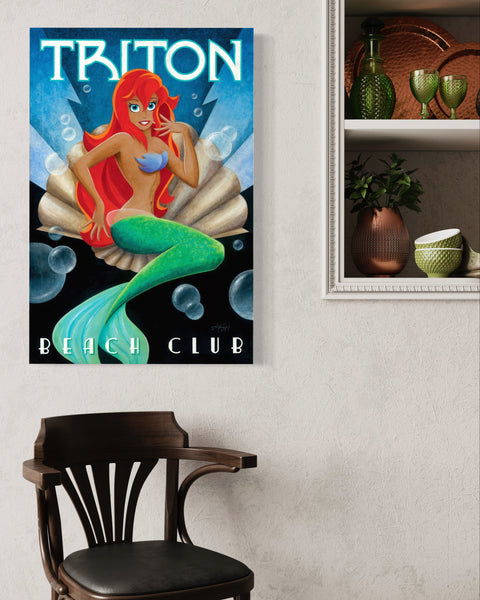 Triton Club by Mike Kungl inspired by The Little Mermaid