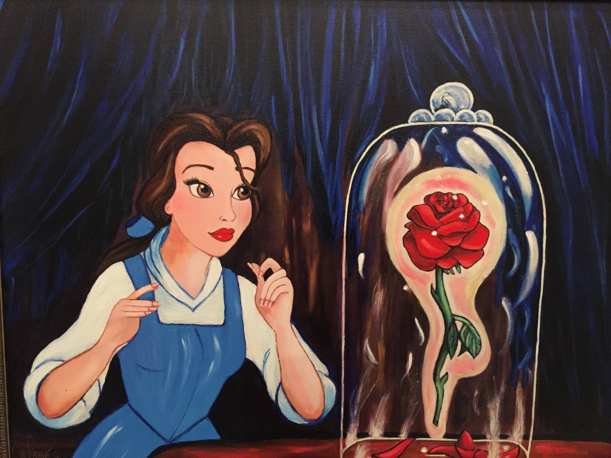 Fallen Petals by Paige O'Hara inspired by Beauty and the Beast