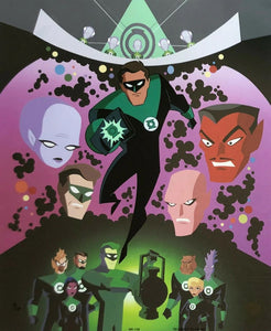 In Brightest Day - By Bruce Timm - Limited Edition Hand-Painted Cel featuring Green Lantern