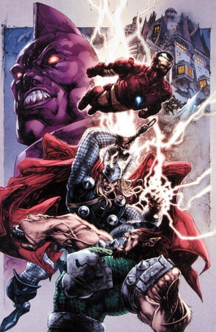 Iron Man / Thor #2 - By Stephen Segovia - Limited Edition Giclée on Canvas