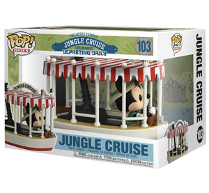 Jungle Cruise Boat W/ Mickey Mouse Disney Rides Vinyl Figure FUNKO POP #103