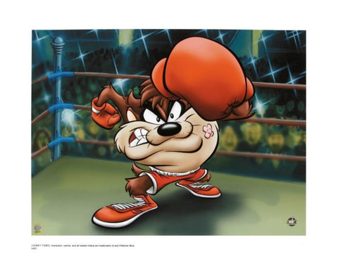 Knockout Taz - By Warner Bros. Studio - Collectible Giclée on Paper