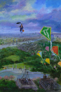Let's Go Fly a Kite Mary Poppins by Harrison Ellenshaw