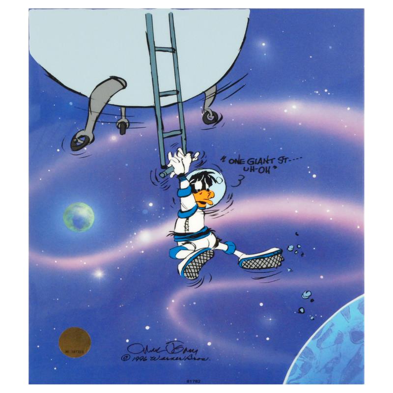 Looney Landing - Limited Edition Hand Painted Animation Cel Signed by Chuck Jones