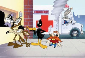 Looney Tunes Emergency - By Warner Bros. Studio - Limited Edition Hand-Painted Cel