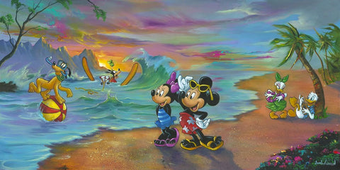 Mickey and the Gang's Hawaiian Vacation by Jim Warren with Mickey Mouse and Friends