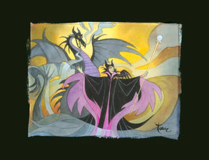 Maleficent (Chiarograph) by Toby Bluth, inspired by Sleeping Beauty