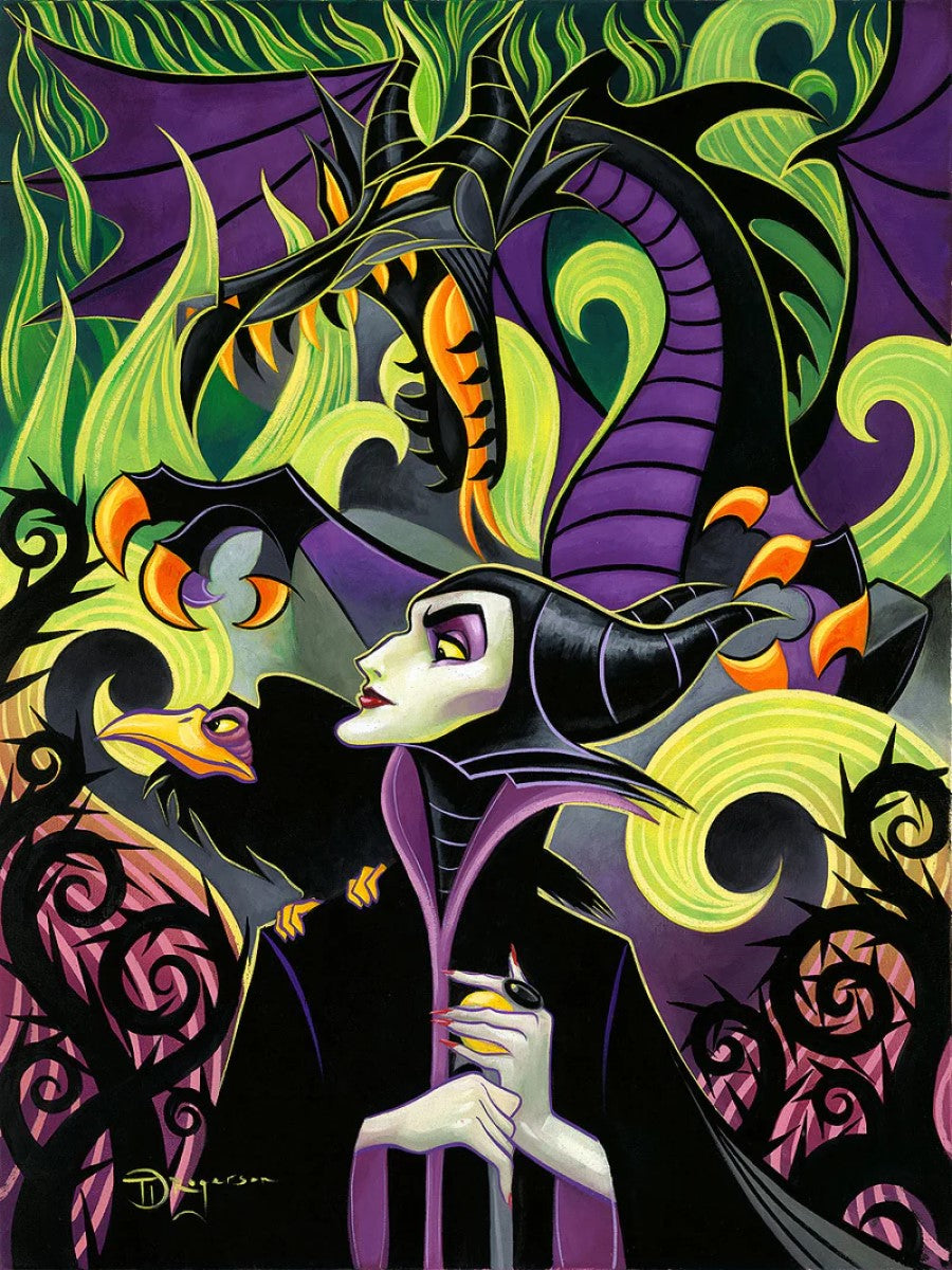 Maleficent's Fury by Tim Rogerson, inspired by Sleeping Beauty