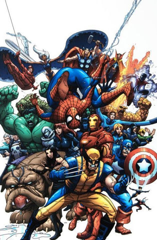 Marvel Team Up #1 - By Scott Kolins - Limited Edition Giclée on Canvas