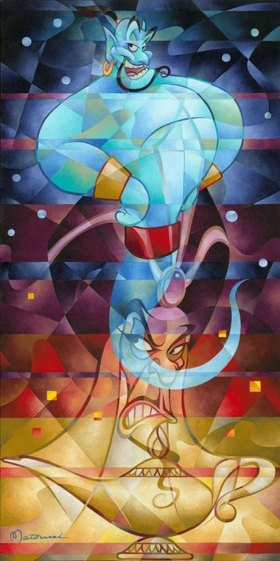 Master of the Lamp by Tom Matousek, inspired by Aladdin