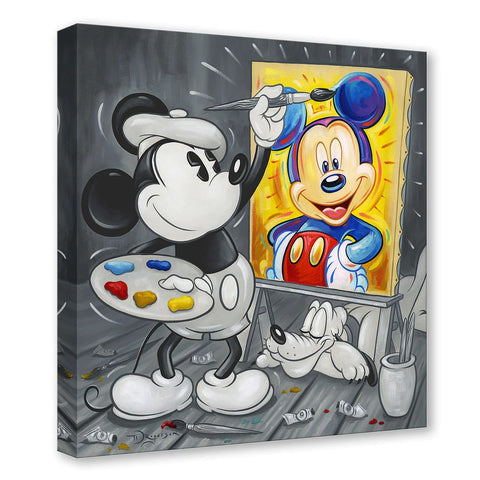 Mickey Paints Mickey by Tim Rogerson Featuring Mickey Mouse