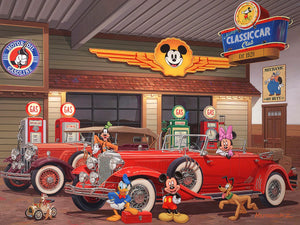 Mickey's Classic Car Club by Manuel Hernandez with Mickey and Friends