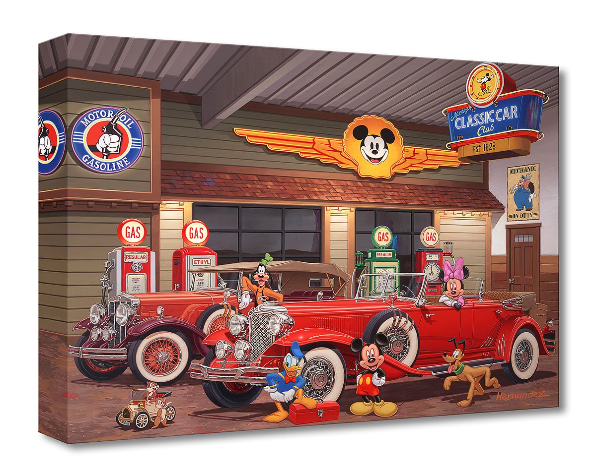 Mickey's Classic Car Club by Manuel Hernandez featuring the Fab Five