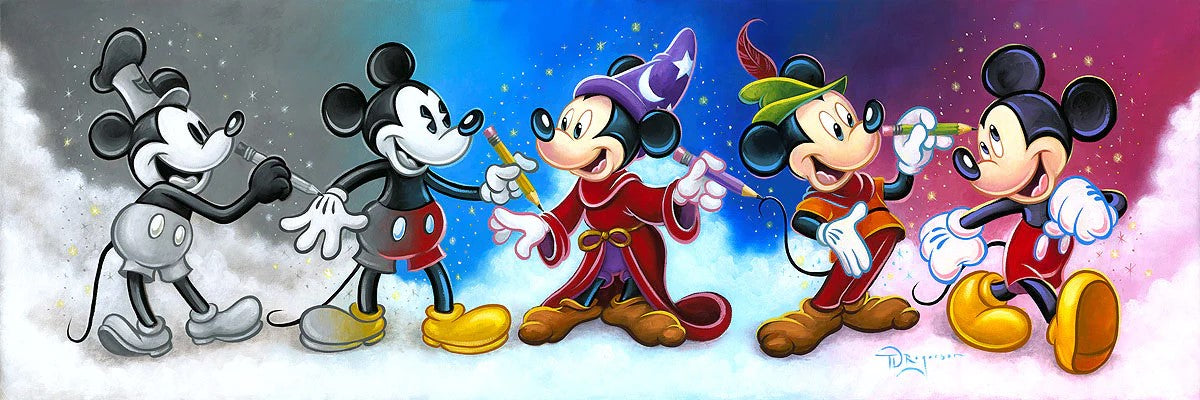 Mickey's Creative Journey with Mickey Mouse by Tim Rogerson