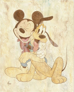 Mickey & Pluto - JE Japanese Edition- by Mike Kupka Featuring Mickey Mouse and Pluto