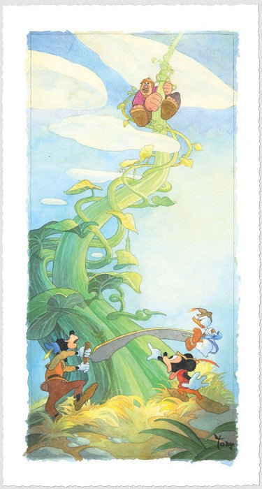 Mickey and the Beanstalk by Toby Bluth with Mickey, Goofy, and Donald